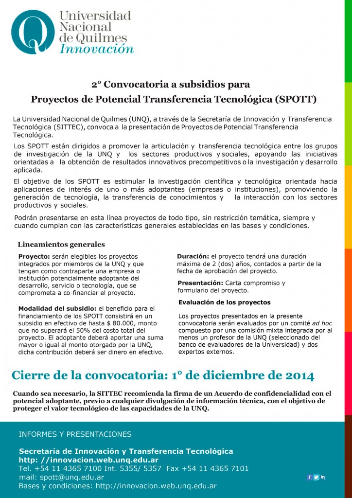 Convocatoria-SPOTT2014